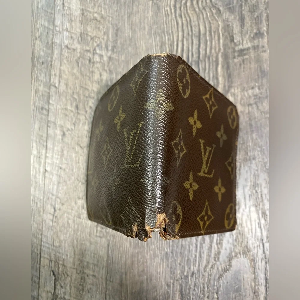 Louis Vuitton Brown Monogram Canvas Bifold Wallet